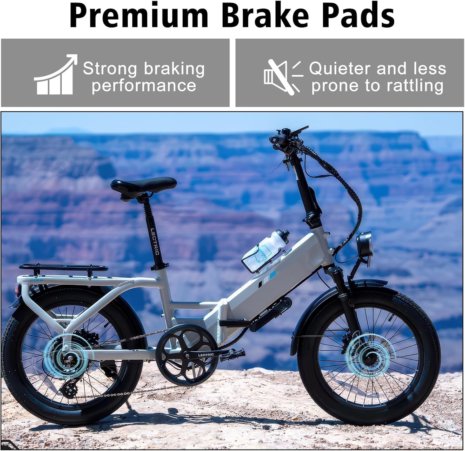 Easy Install Copper Brake Pads for Lectric XP Series | 2 PCS for Front/Rear