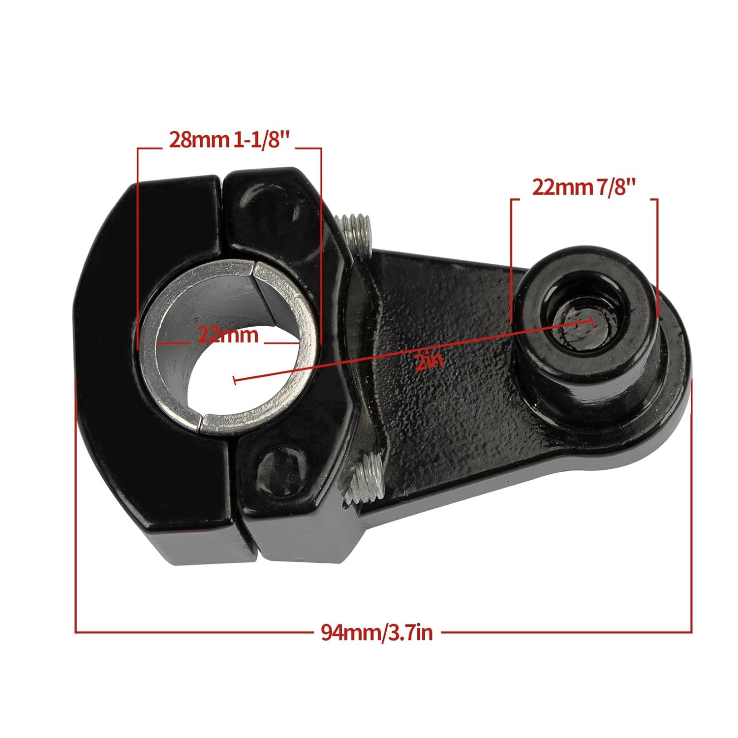 Motorcycle 2 Inch Pivot Handlebar Risers Universal Mount Handl Kit Accessories