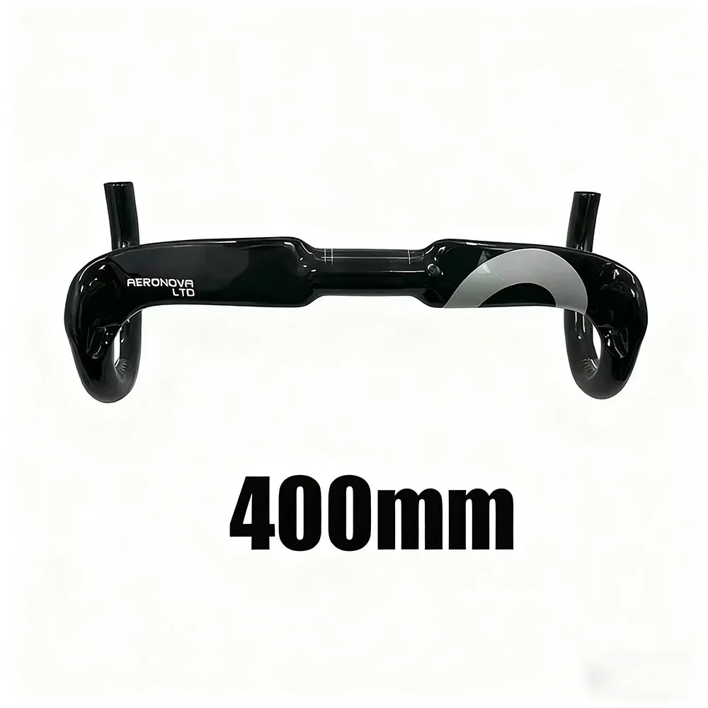 Full Carbon Fiber Road Bike Handlebar Gloss Black 31.8*380/400/420/440mm