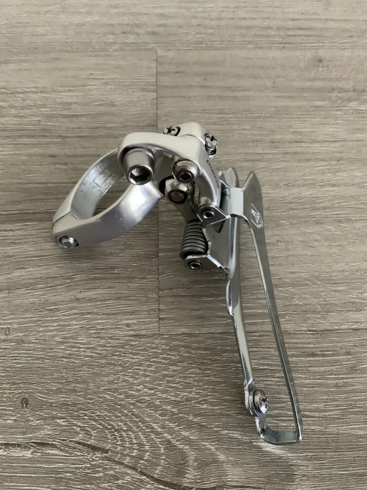 CAMPAGNOLO RECORD FRONT DERAILLEUR CLAMP-ON 35 MM 7, 8, OR 9 SPEED