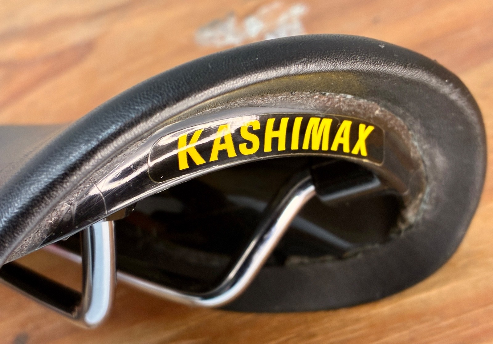 NOS Kashima Kashimax **30mm width** Five Gold FG-8P Saddle • NJS • Japan Nippon