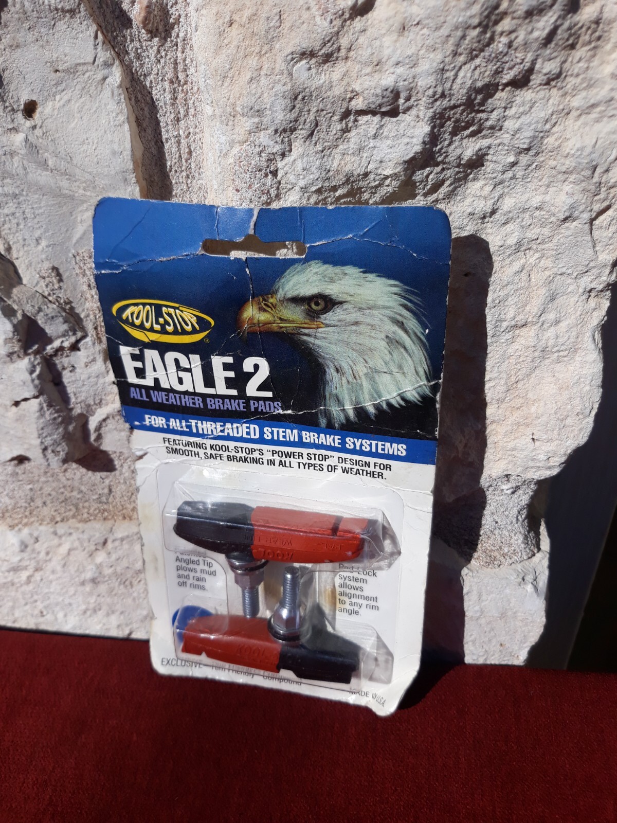 Vintage Kool Stop Eagle 2 Brake Pads NOS Old School BMX Threaded USA Rare Paul