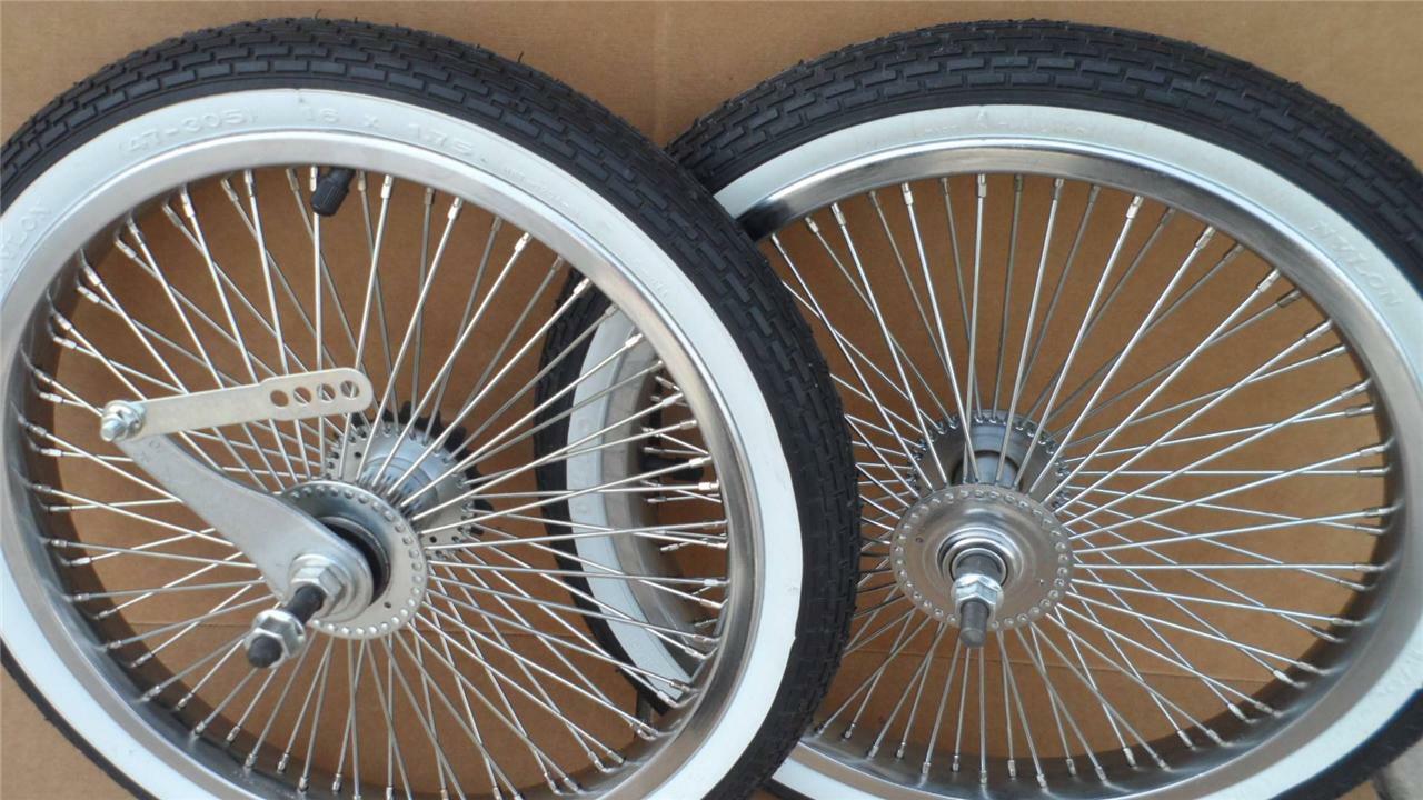 16″ Lowrider Bicycle Dayton Wheels 68spoke BMX Schwinn w/ Tires & Tubes 16×1.75