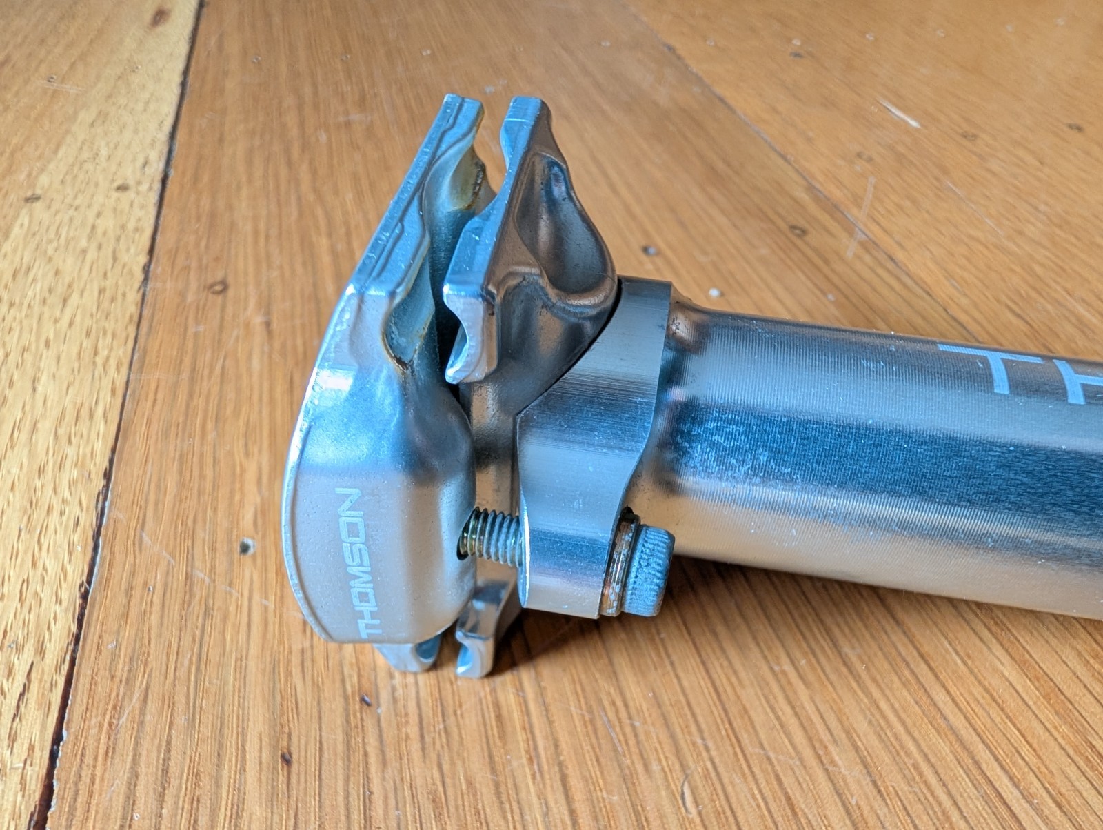 THOMSON Elite 27.2 x 410mm seat post, road or mtb bike, silver