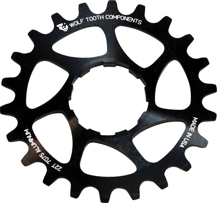 Wolf Tooth Single Speed Aluminum Cog: 20T, Compatible with3/32″ chains