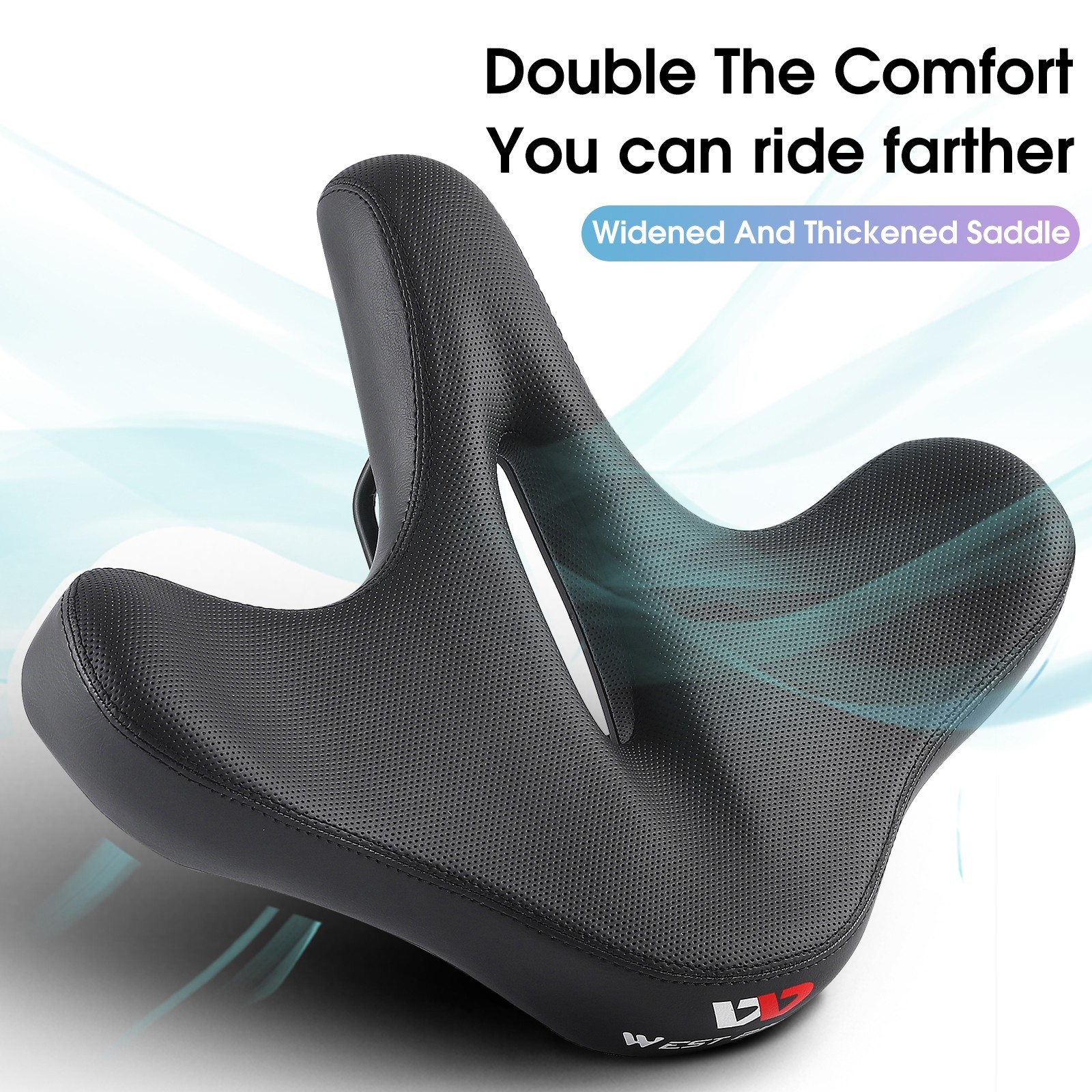 WEST BIKING Widen Ergonomic Comfort Bicycle Saddle Cushion MTB Bike Seat Saddle
