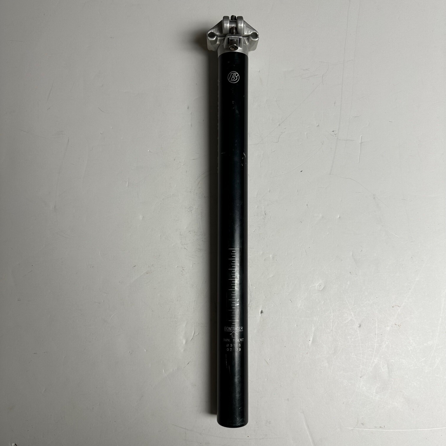 Bontrager Race Black Anodized Aluminum Seatpost 31.6mm x 370mm Long