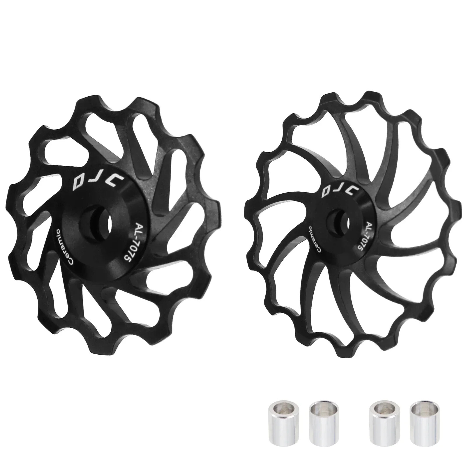DJC Bike Pulley Wheel Ceramic Bearing Oilslick 11T 12T 13T 14T 16T MTB Road Bike