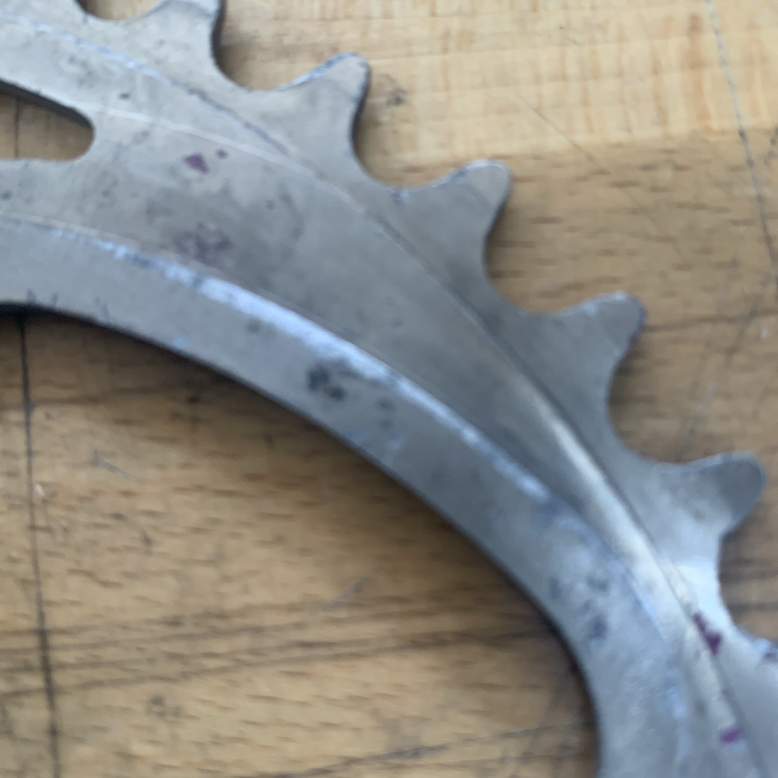 Real Designs Chainring 110mm BCD 45T Silver Vintage Mountain Bike Yeti Kooka CNC