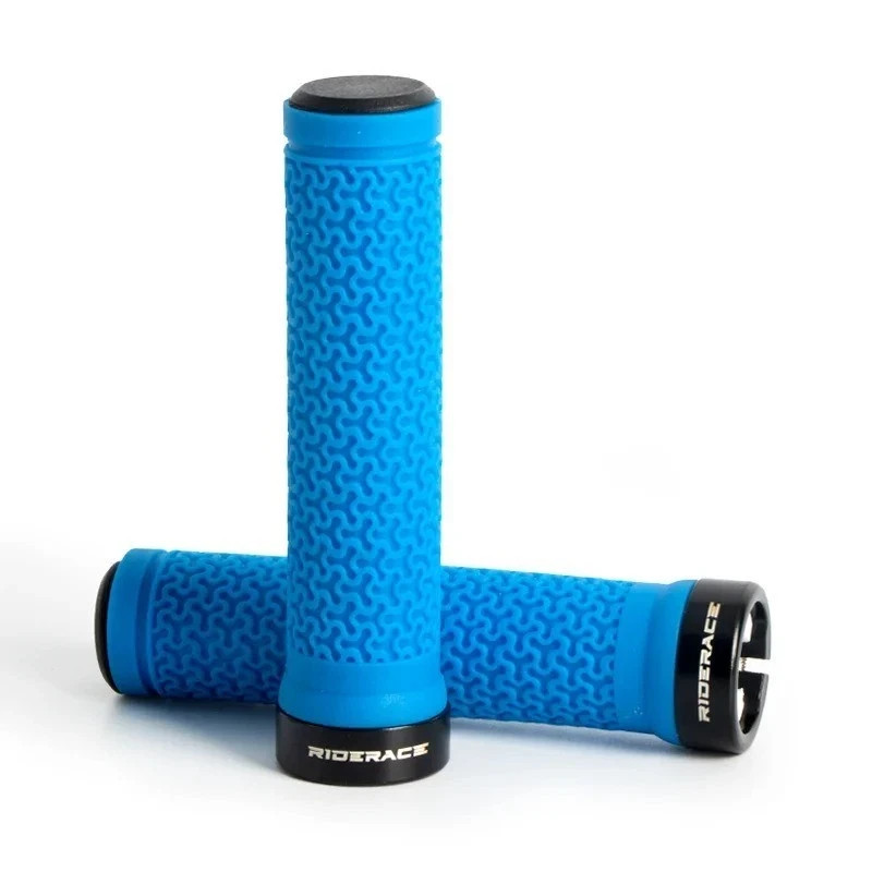 Premium Bike Handlebar Grips, Single Lock-on Professional Mountain Bicycle Ha…