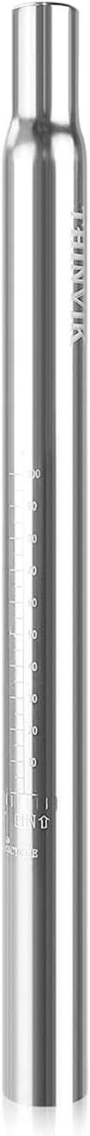 Polished Aluminum Bike Seat Post 350mm