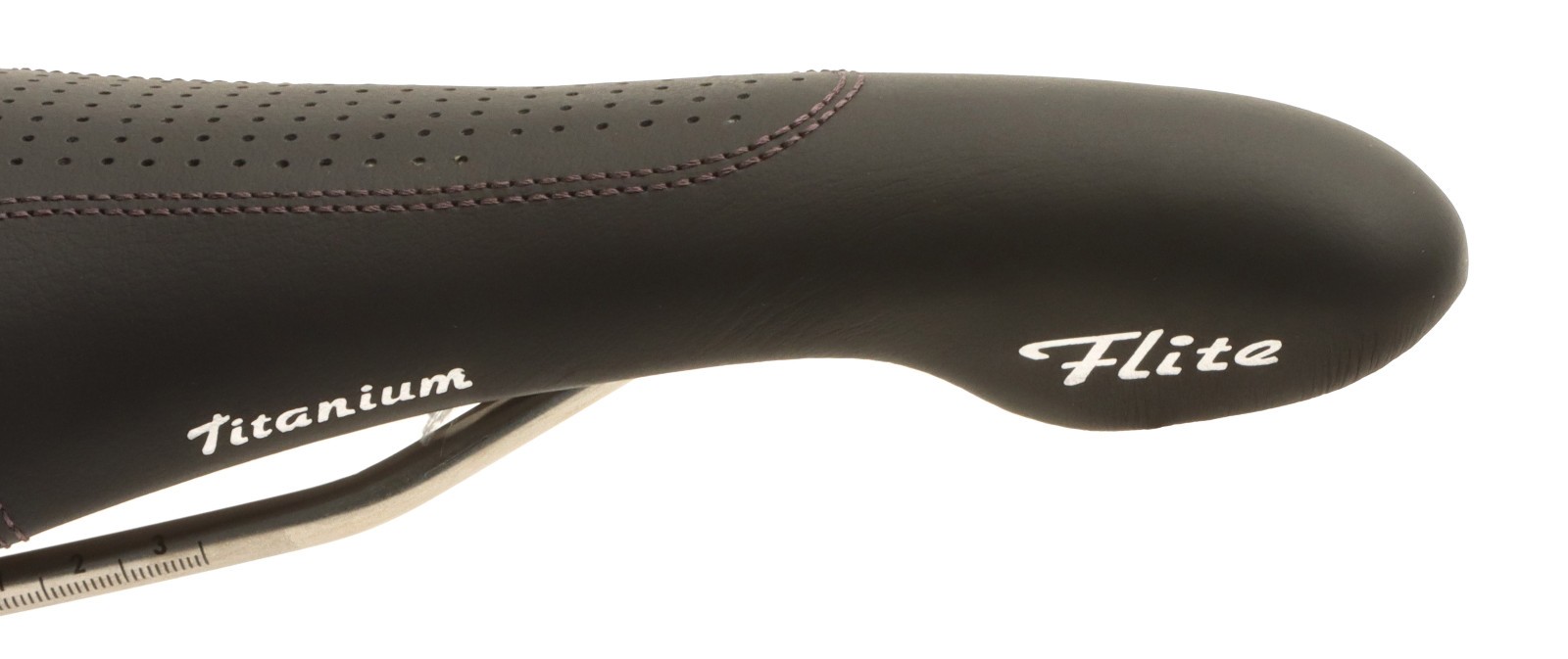 Selle Italia Flite Saddle Genuine Gel Ti Rails Perf. Black Leather NOS NIB NEW