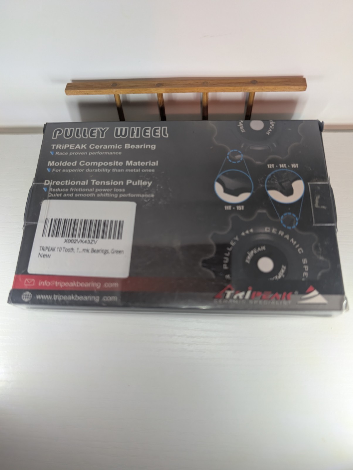 Tripeak Pully Gear 10 Tooth Composite-Ceramic Bearing Tension Pulley New