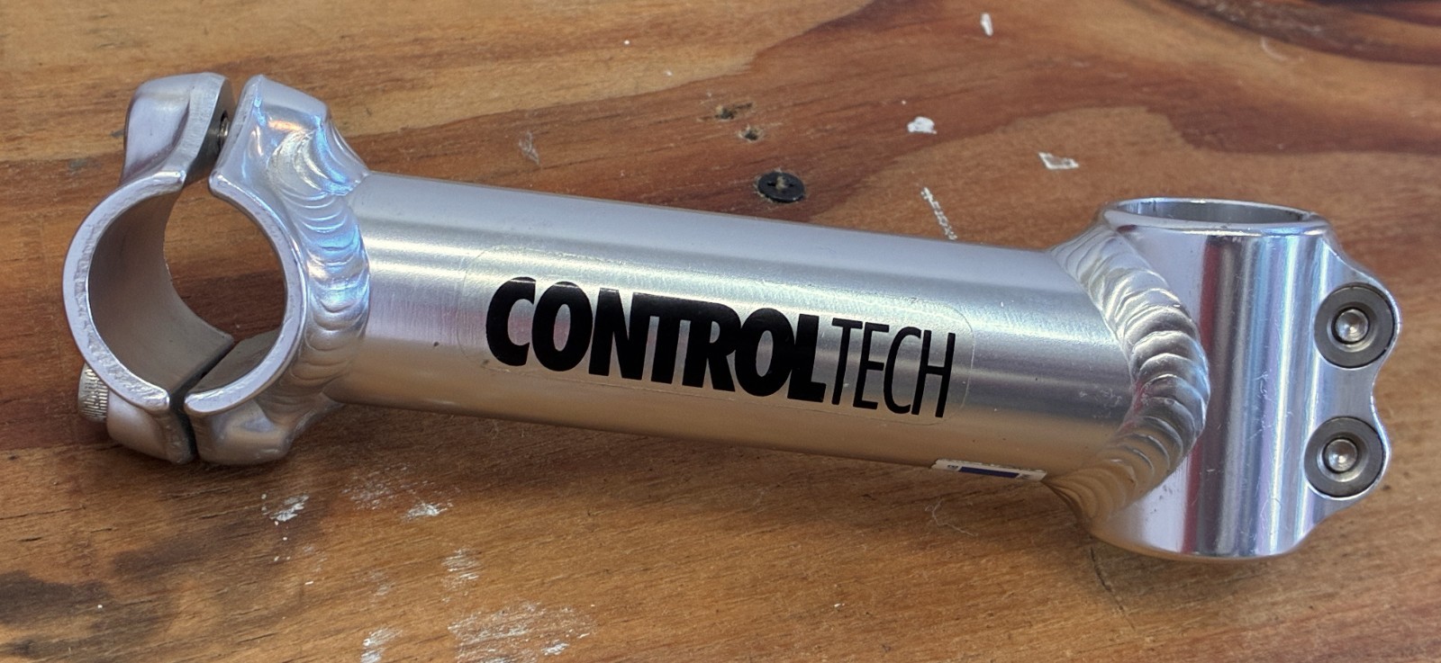 NOS 1″ Control Tech Control Ahead Road Threadless Stem Silver 130mm NIB 0d