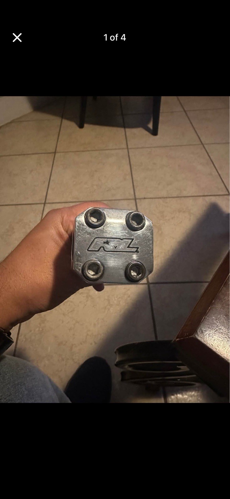 Redline BMX Threadless Stem 1 1/8 polished