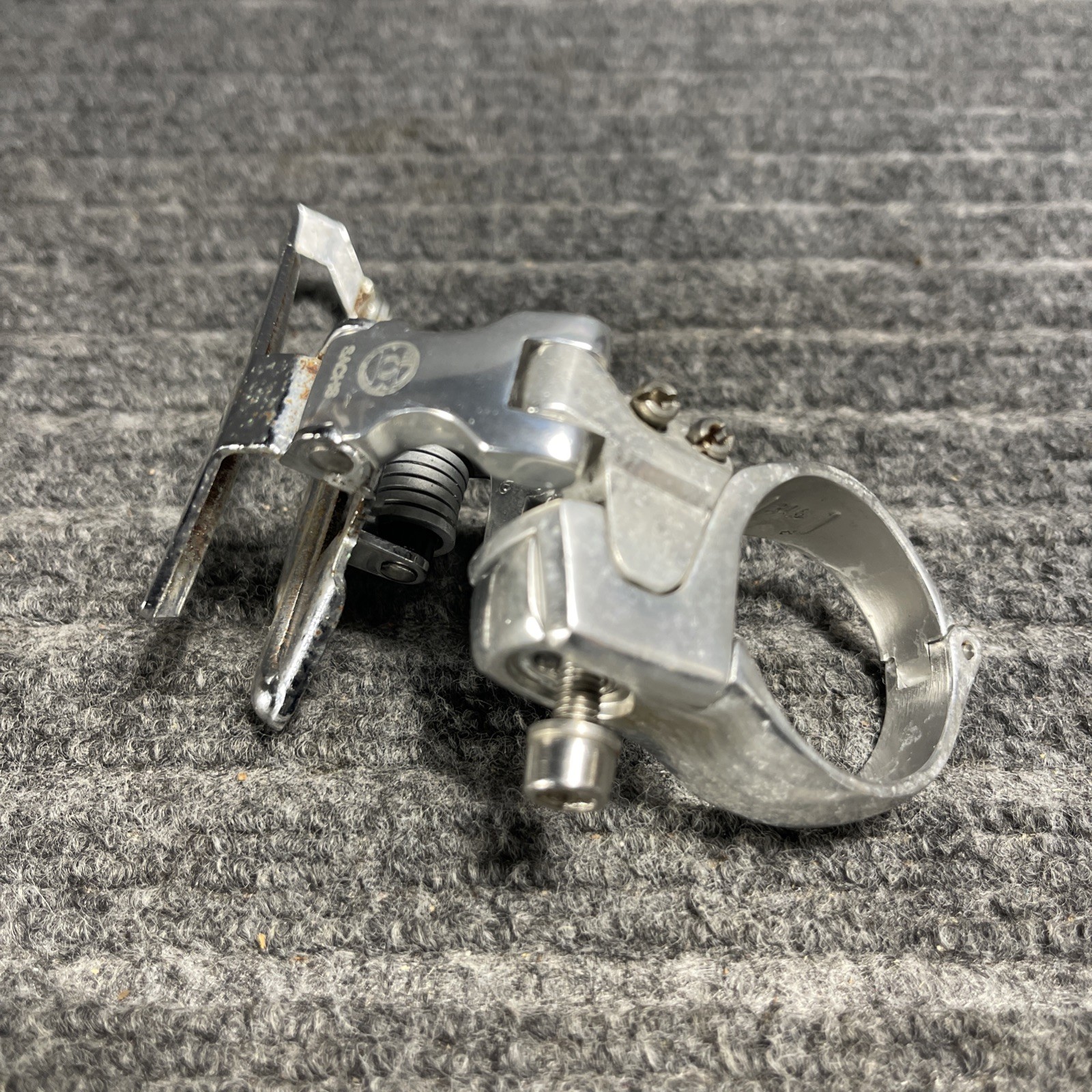 Vintage Sachs Huret Quartz Triple Front Derailleur Top Pull Clamp On 34.8mm MTB