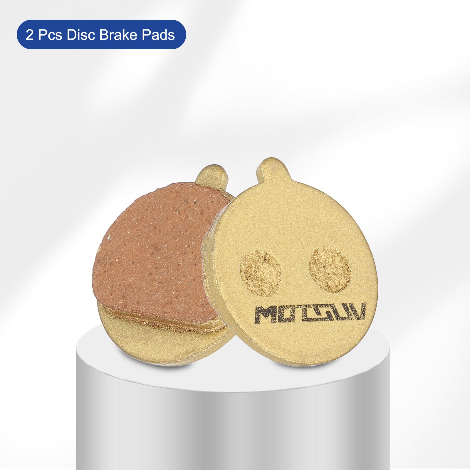 2set Disc Brake Pad 0.83″ x 0.94″ Bike Brake Pads, Gold