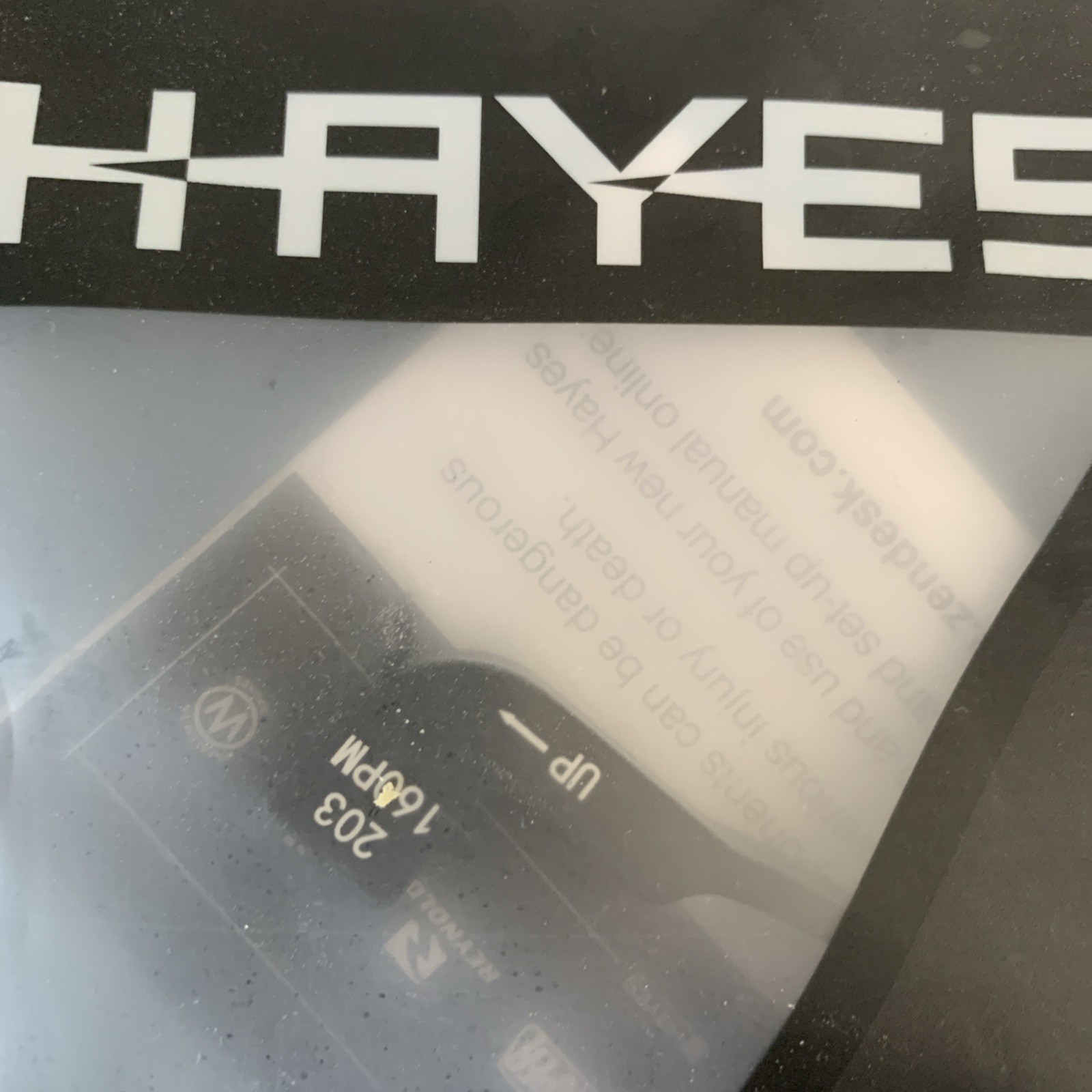 Hayes Post Disc Brake Adaptor for Post Mount Frame, +43mm, fits 203mm Rotor Dia.