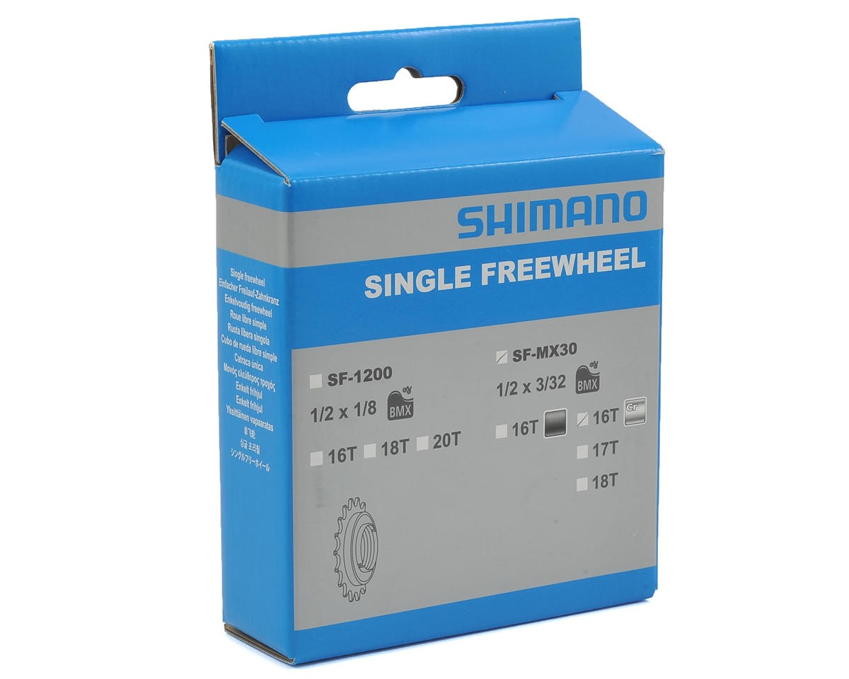 Shimano MX30 Single Speed Freewheel (Chrome) (3/32″)