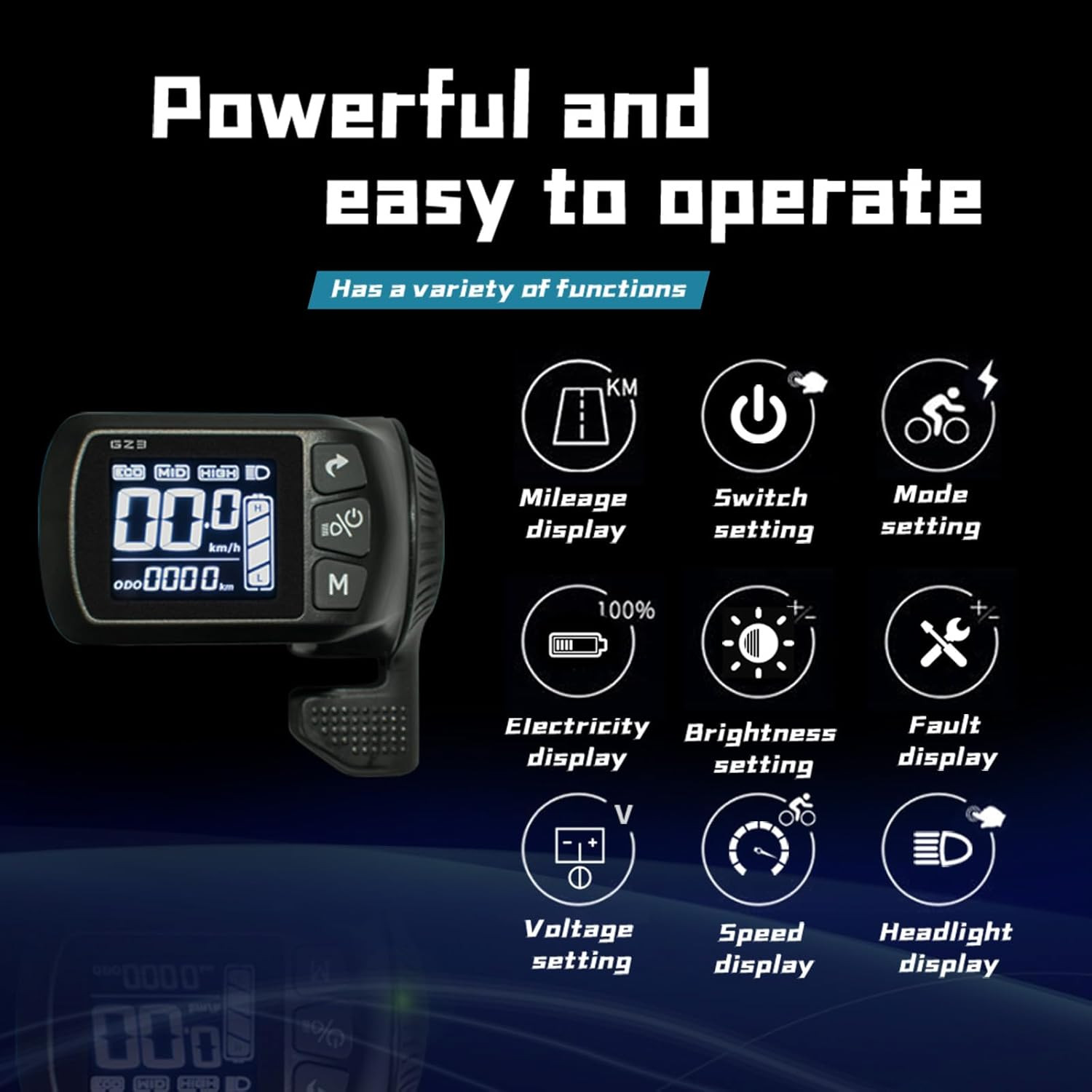 24V 36V 48V Ebike Controller Kit 500W 25A Brushless Motor Controller and Ebike L