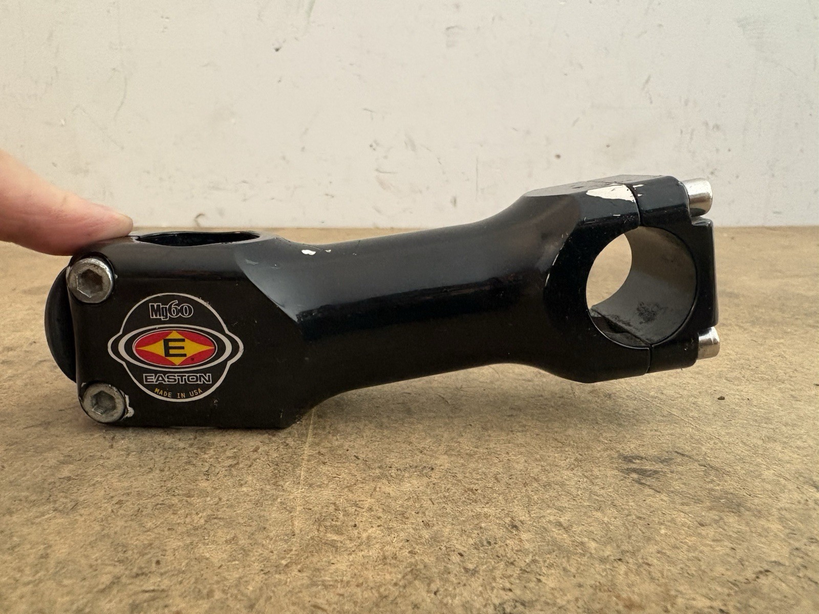 EASTON Threadless MG60 Magnesium Stem Mountain Bike 95mm 5° 25.4mm Clamp
