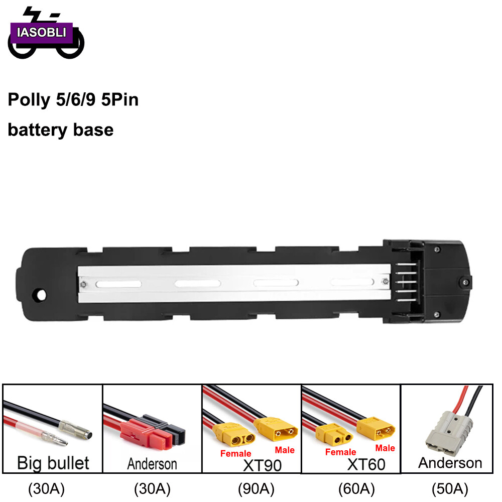 E-bike Battery Bottom Base Hailong Polly Mounting Plate 4Pin 5Pin Fixed Brackets