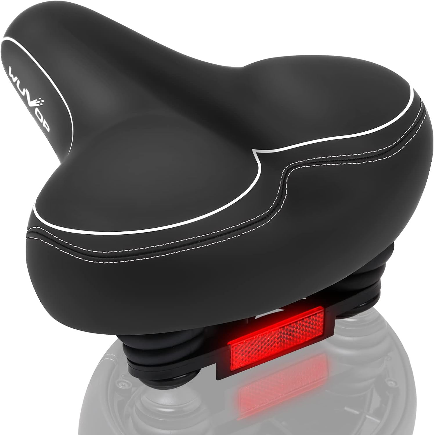 Oversized Bike Seat, Wide Bicycle Seat for Women Men Comfort, Universal Waterpro