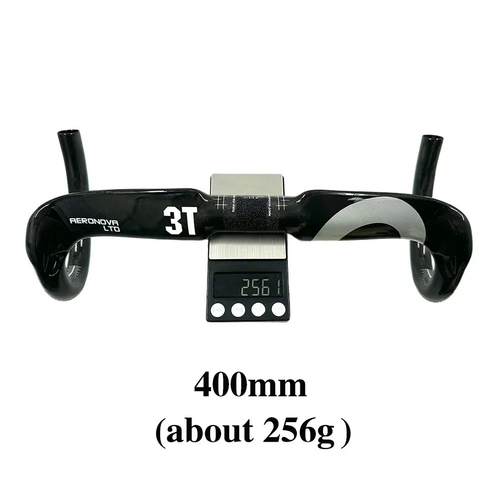 Full Carbon Fiber Road Bike Handlebar Gloss Black 31.8*380/400/420/440mm