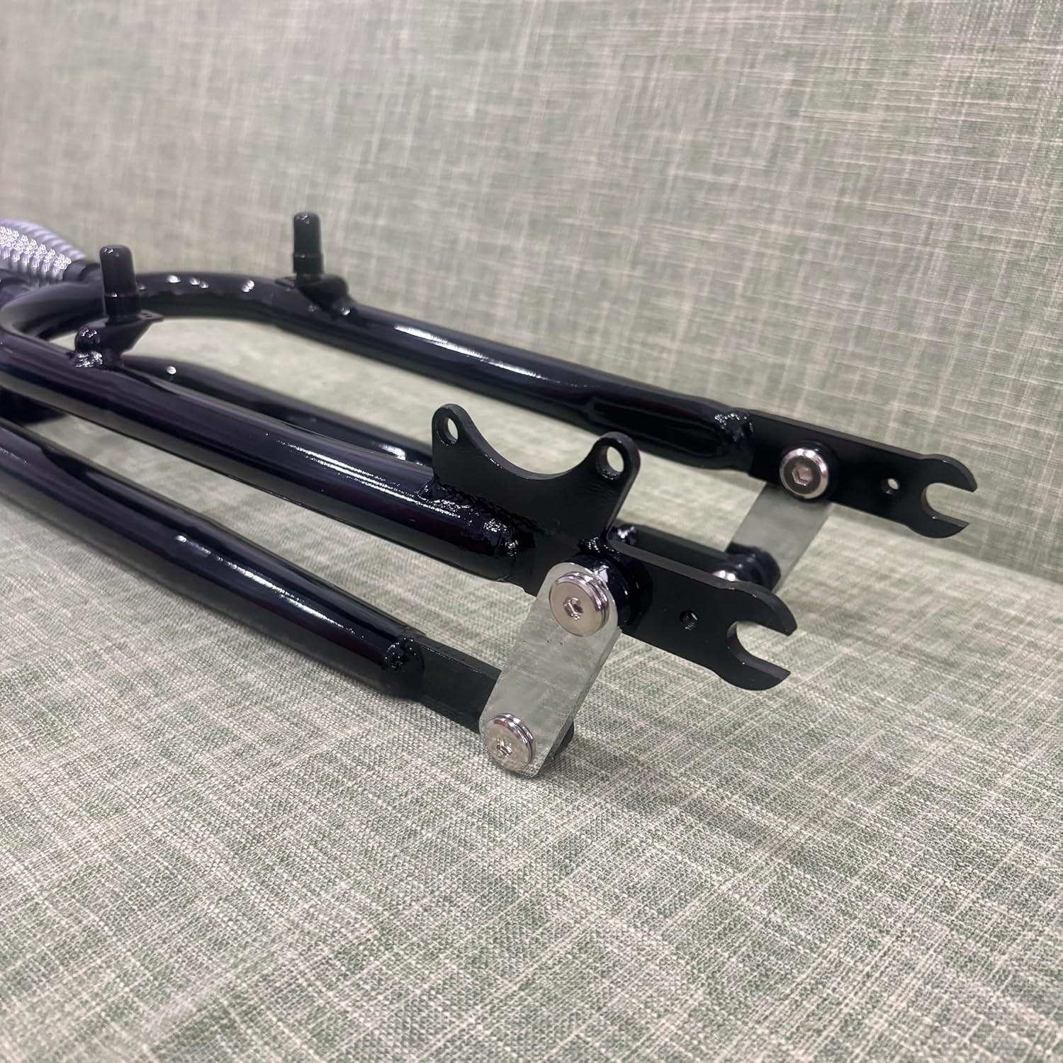 26 in Bicycle Springer Suspension Fork 1″ Threaded, Chopper Bike Classical Fork