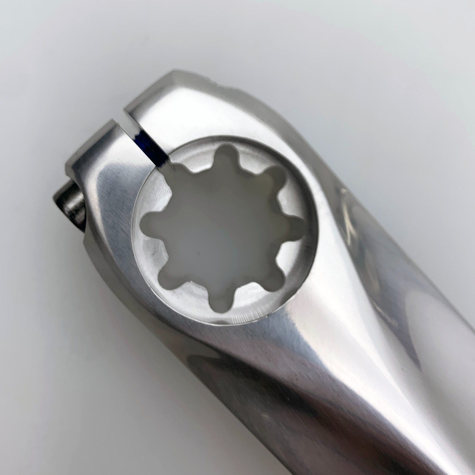 Andel Compact Double 50/39 Crankset, Polished Silver, No Logo, 130BCD, 170mm