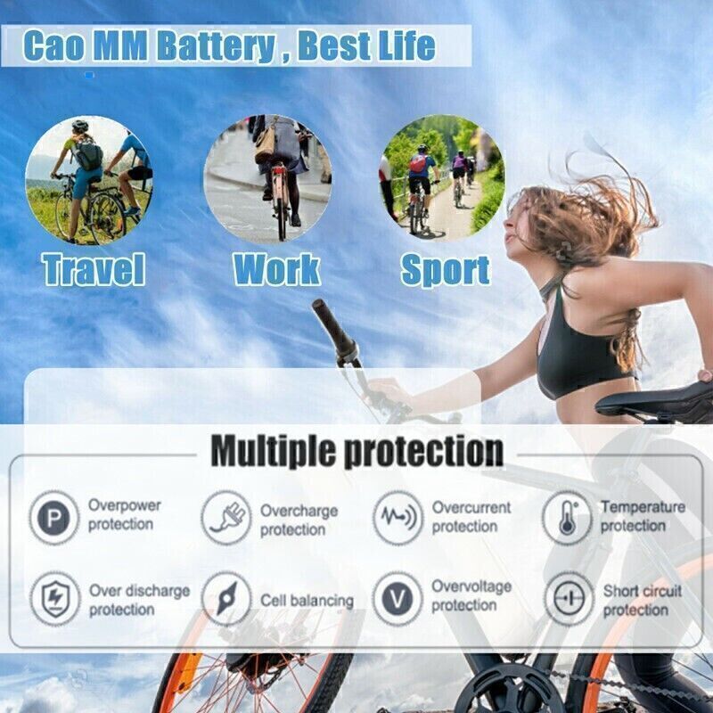 36V 48V 8AH/14AH/16AH/20AH Battery for 200W-1500W Ebike Electric Bicycle Bike