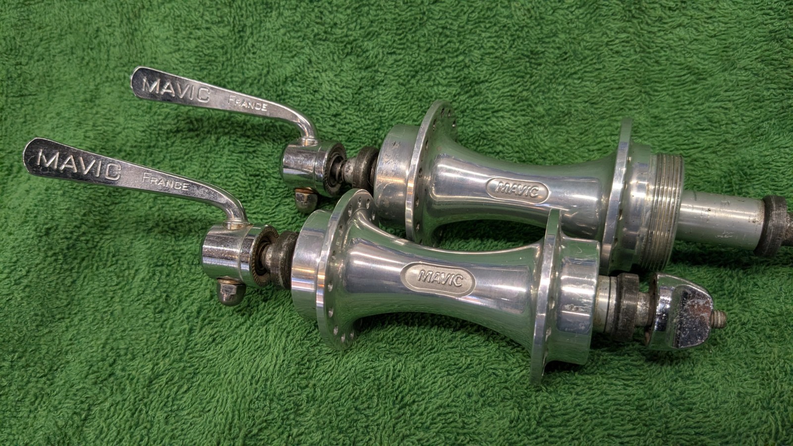 Mavic 500 Vintage Hubset With Original Skewers 100/125mm 32-hole Freewheel