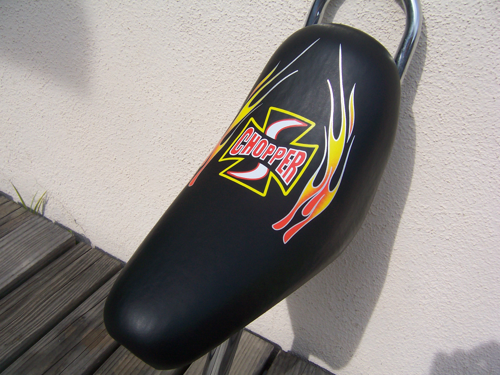 BICYCLE CHOPPER SEAT W/ 28.6MM POST SISSYBAR OCC STINGRAY CRUISER BIKES NEW!