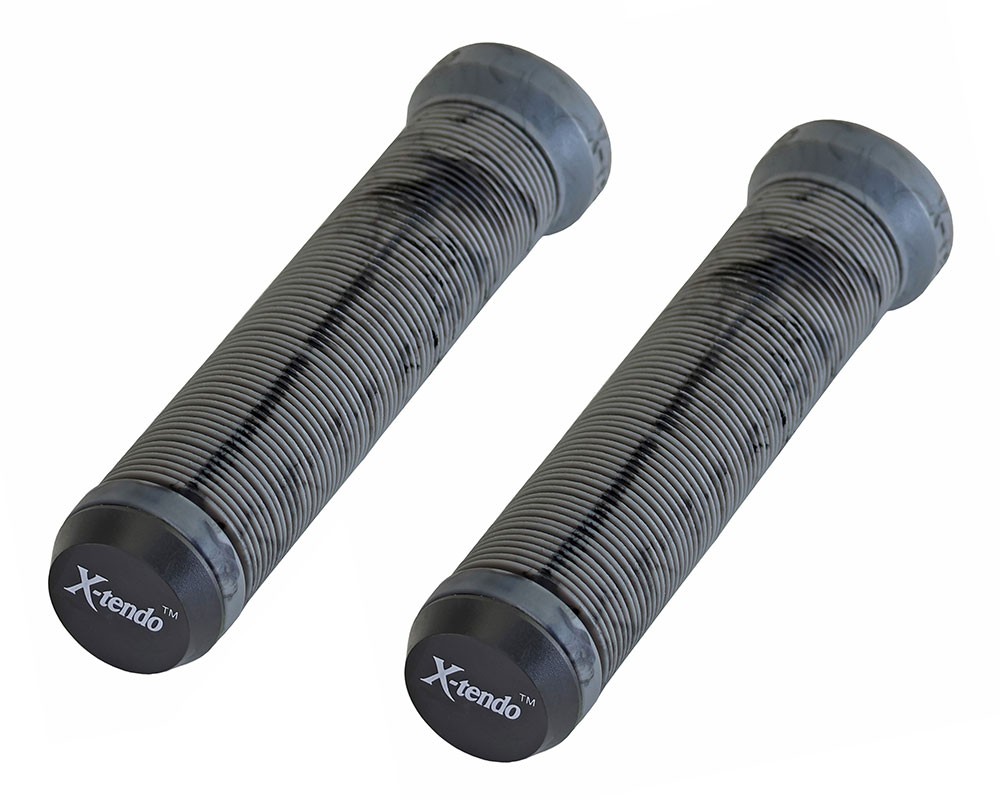 Bike X-Tendo Grips 7/8 long 135mm W/Plug Gray/Black.