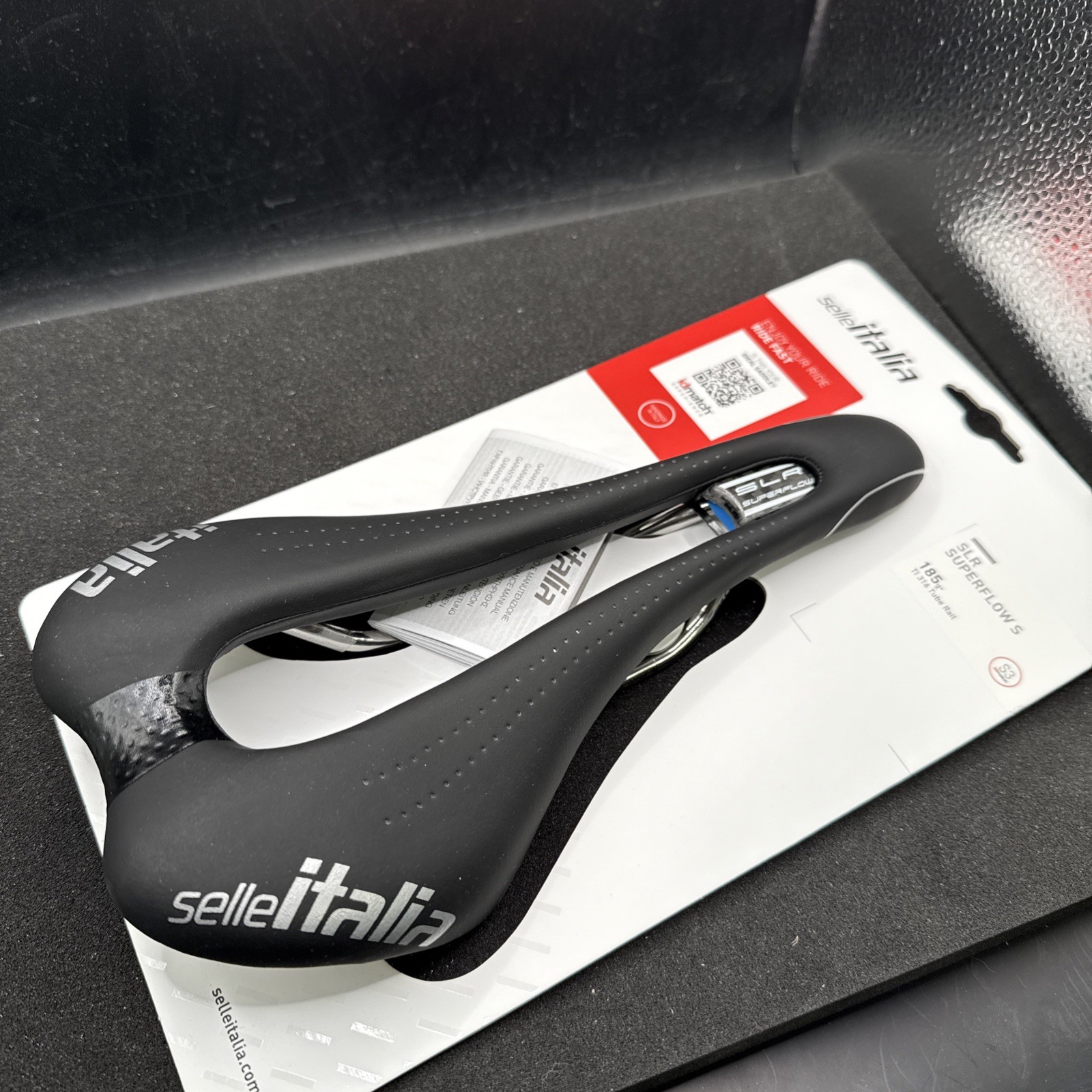 Selle Italia Slr Superflow S3 Ti316 Cycling Saddle Seat (9419-66)