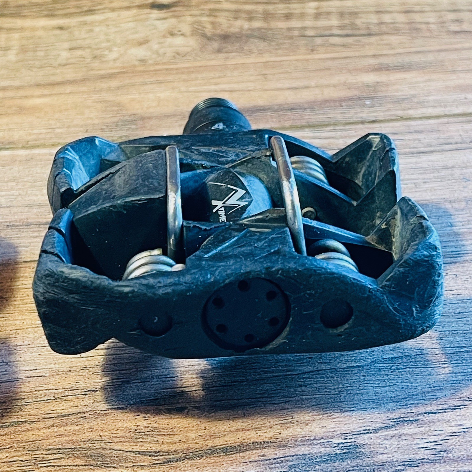Time ATAC MX 4 Platform Clipless Pedals Black No Cleats  
