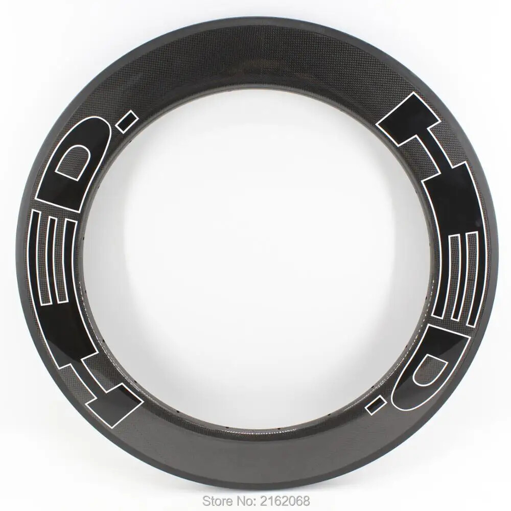 700C 50 60 88mm Deep Fixed Gear Road Bike Carbon Rims Tubular Clincher Tubeless