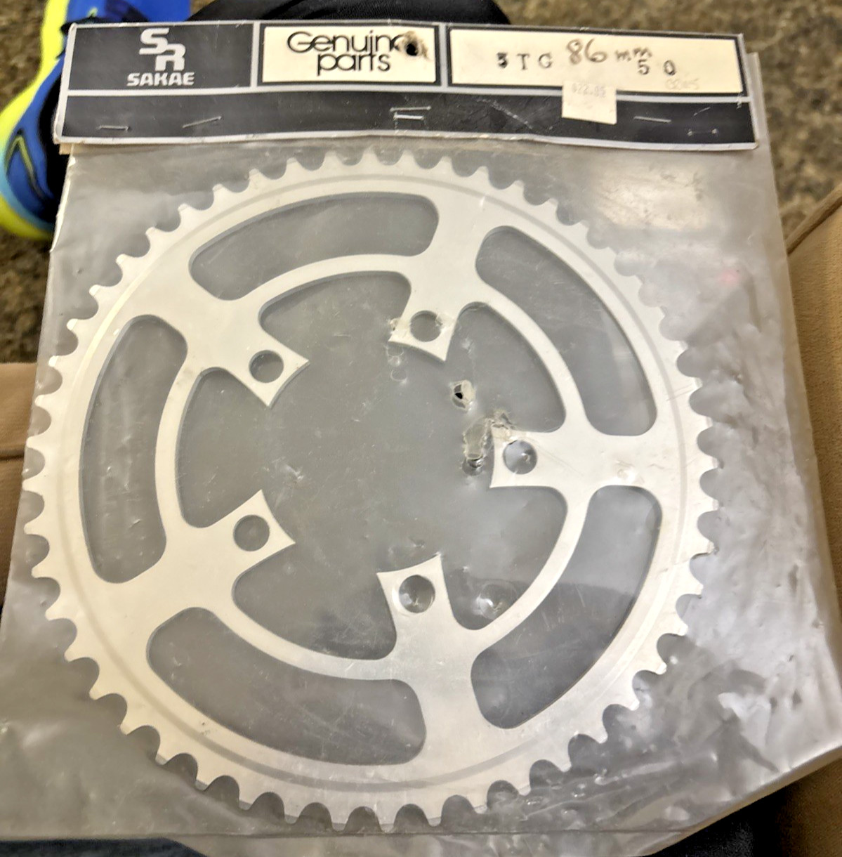 Sakae 50T Chainring – 5 Bolt – 86mm – CR1115 – Made in Japan