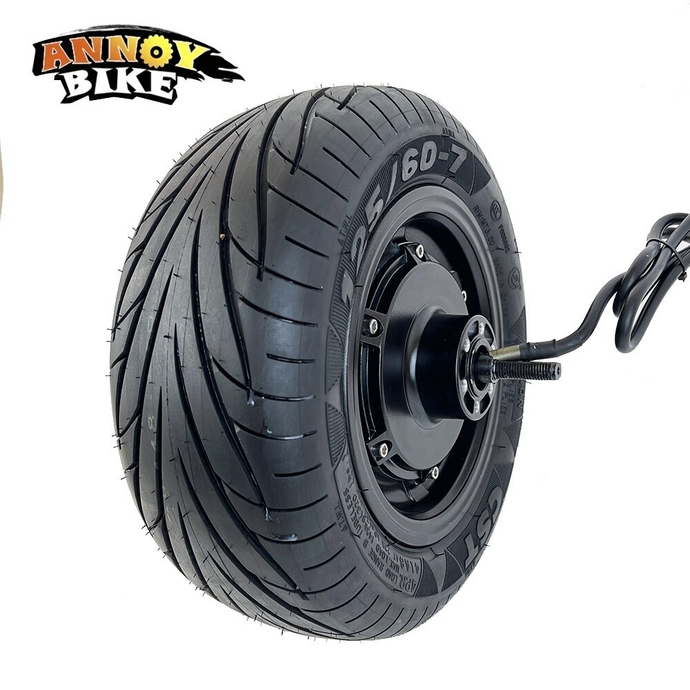 170km/h 13 inch 60V 72V 96V 7000W Hub Motor Scooter Motor Wheel 70N.m High Speed