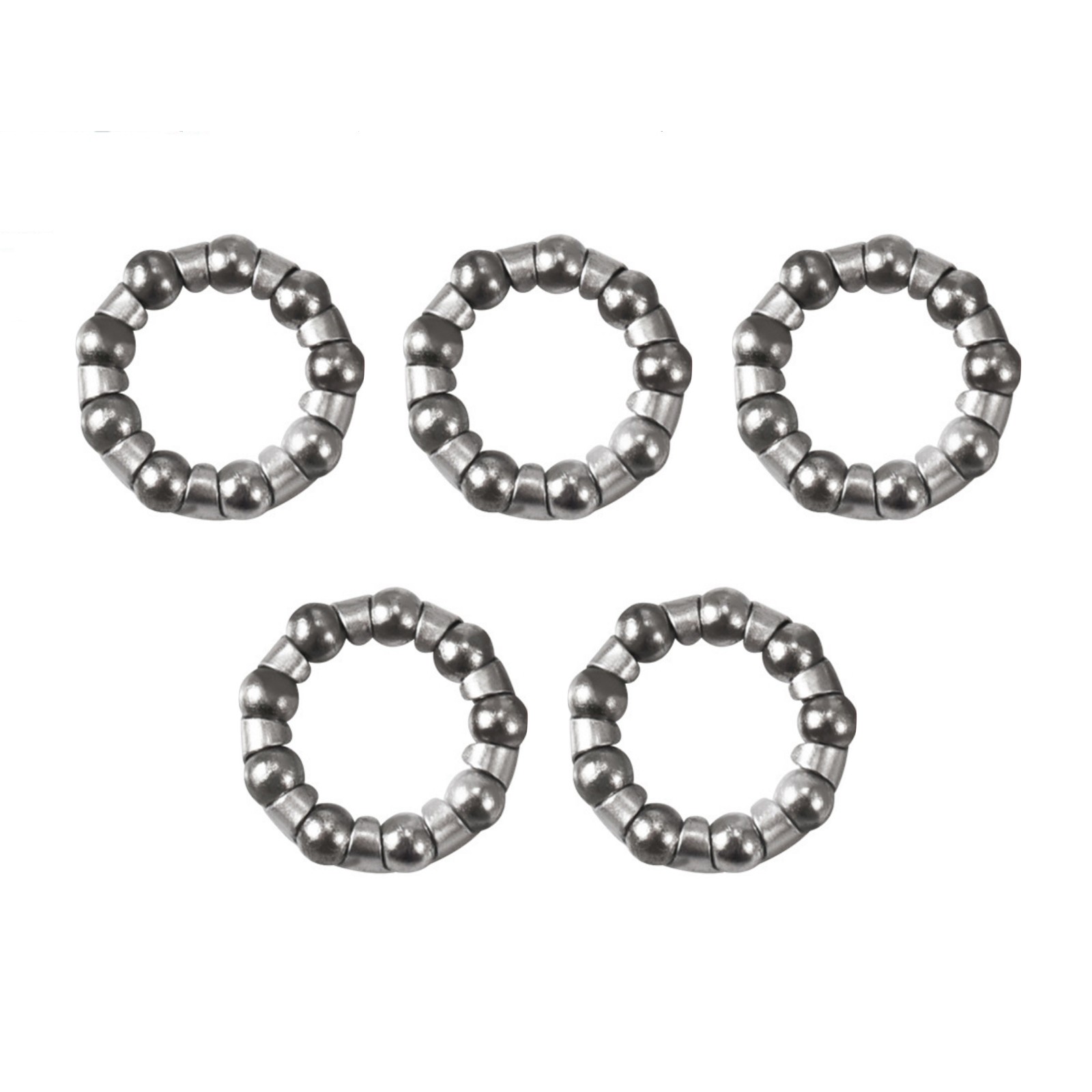 5PCS 1/4 in x 9 Balls Bicycle Crank Ball Bearing Bicycle Replacement Part