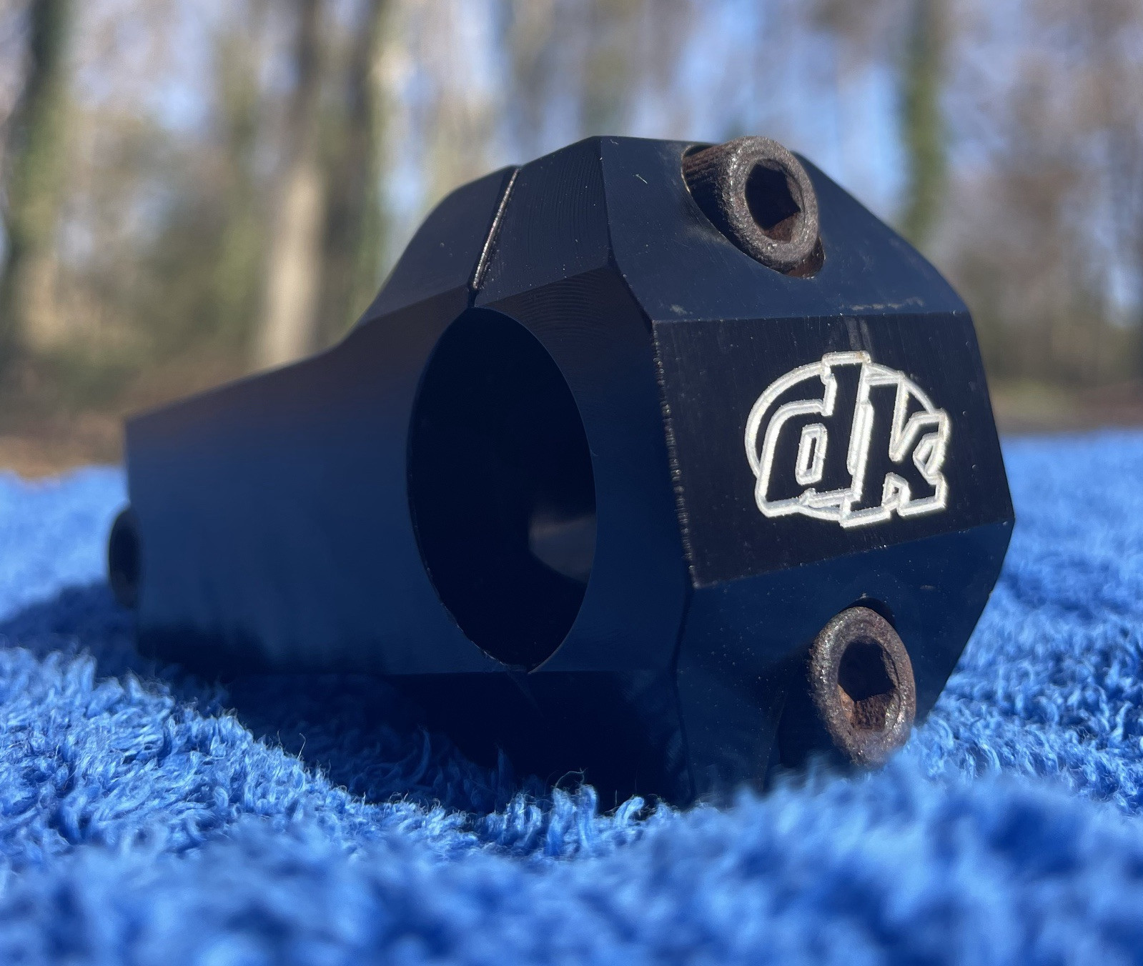 DK 1” Front Load Stem 2 Bolt BMX Racing 4oz Only 3 Bolts Total