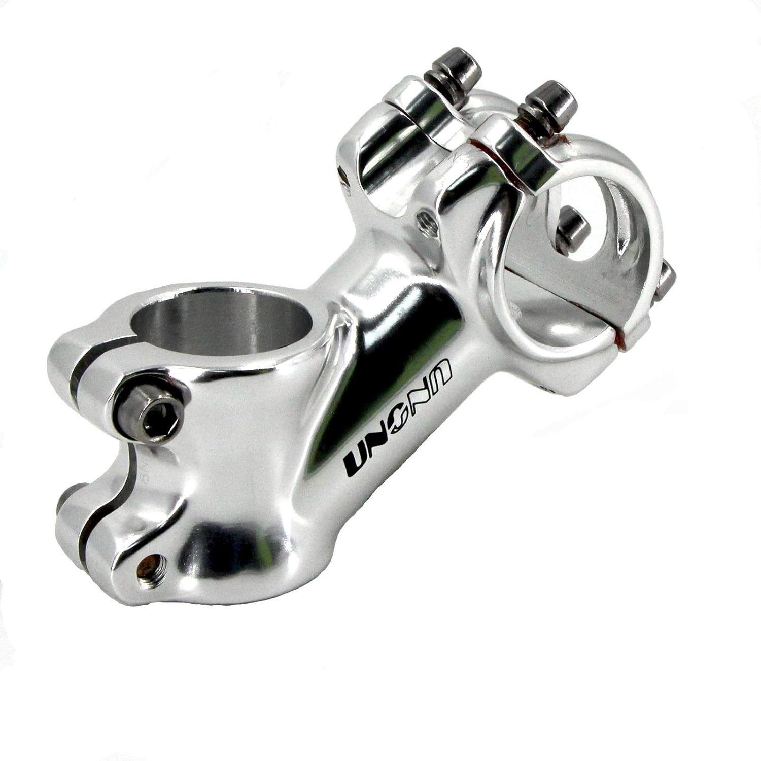 Retro Silver 31.8 Stem 70Mm Mountain Bike Stem,35 Degree Bicycle Stem Riser