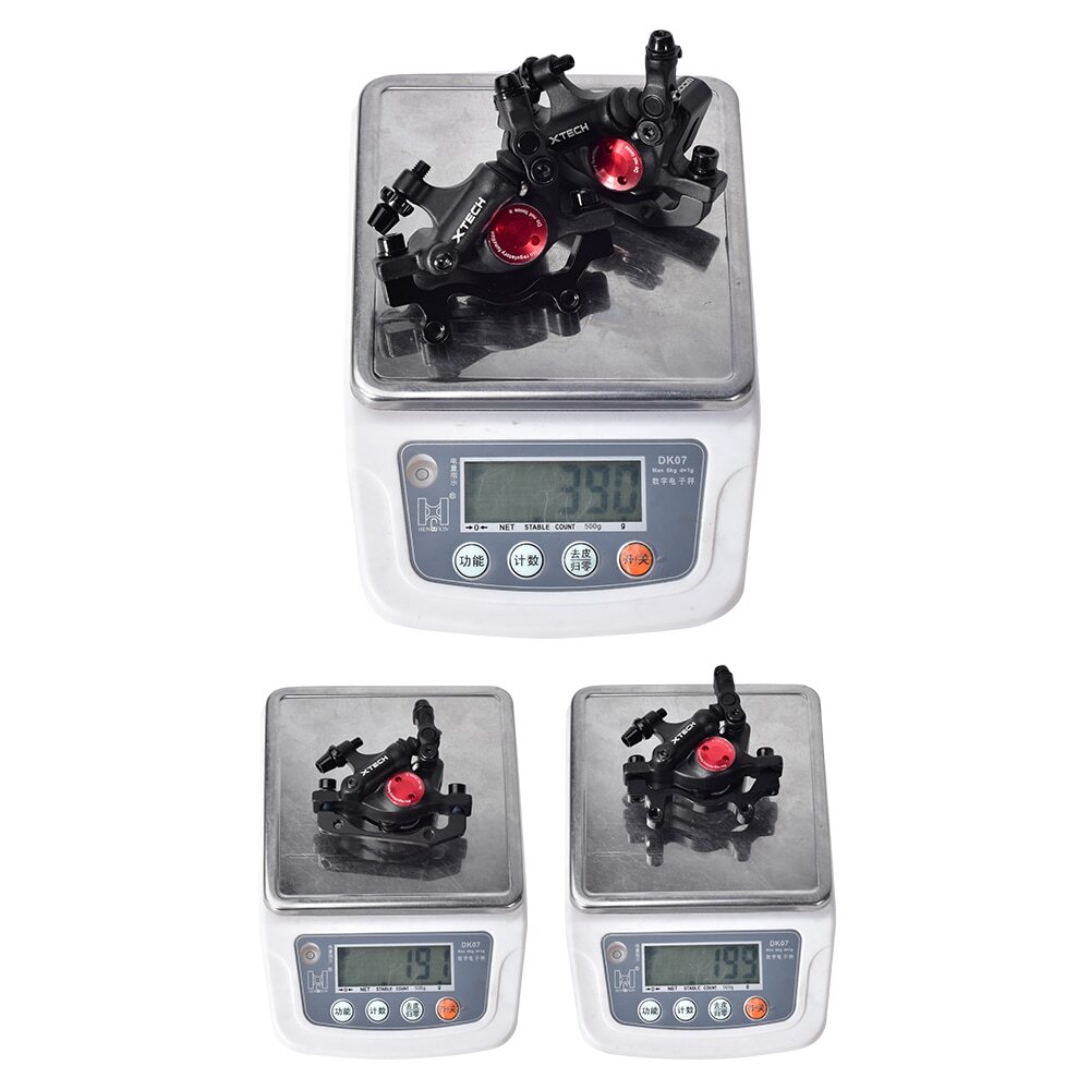 MTB Bicycle Hydraulic Disc Brake Calipers Front Rear G3 Rotors 120/140/160/180MM