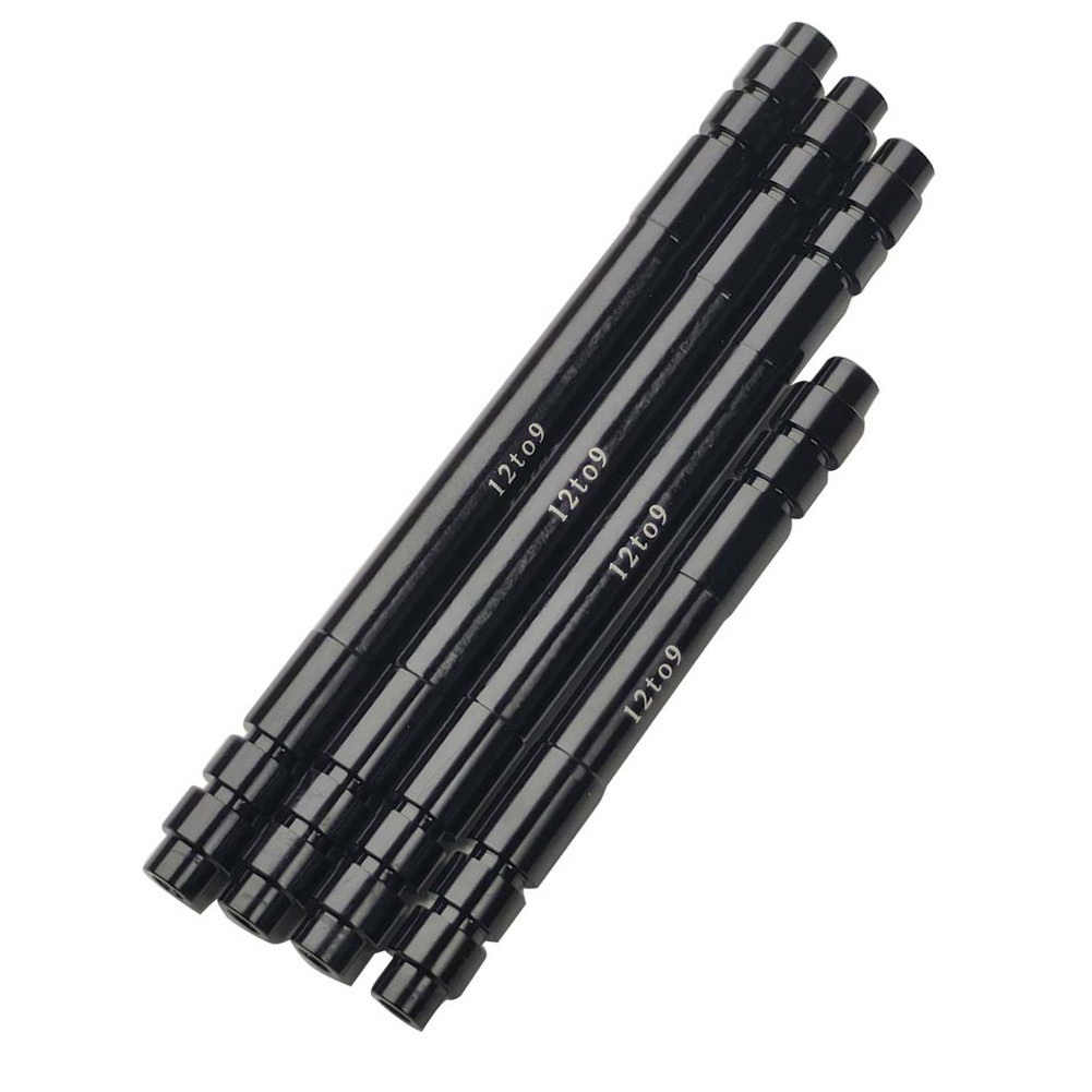 Bicycle Thru Axle Adapter 1215mm to 9mm QR for MTB Road Bike Front Rear