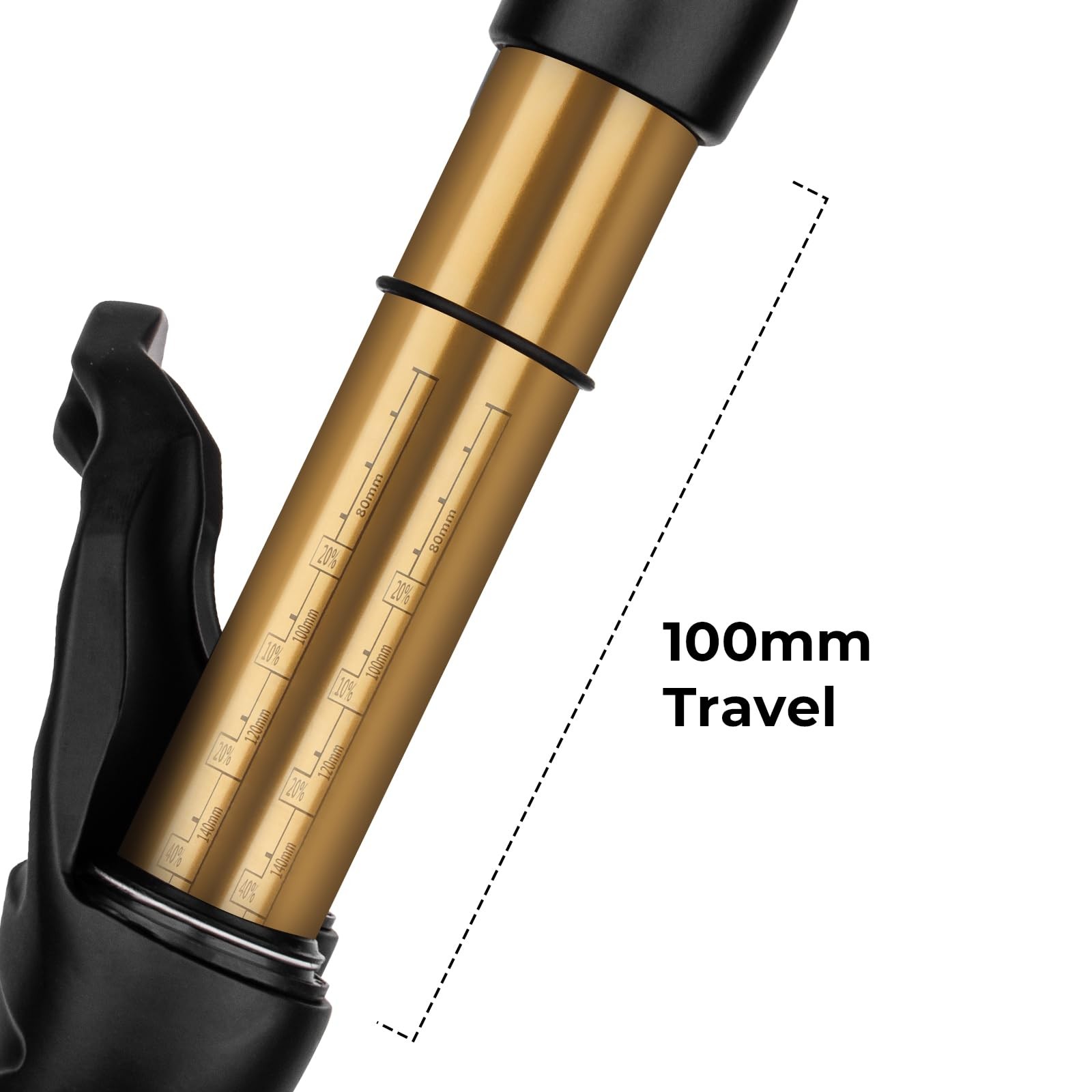 BOLANY 20/24inch Bike Suspension Air Fork 28.6mm(1-1/8inch)