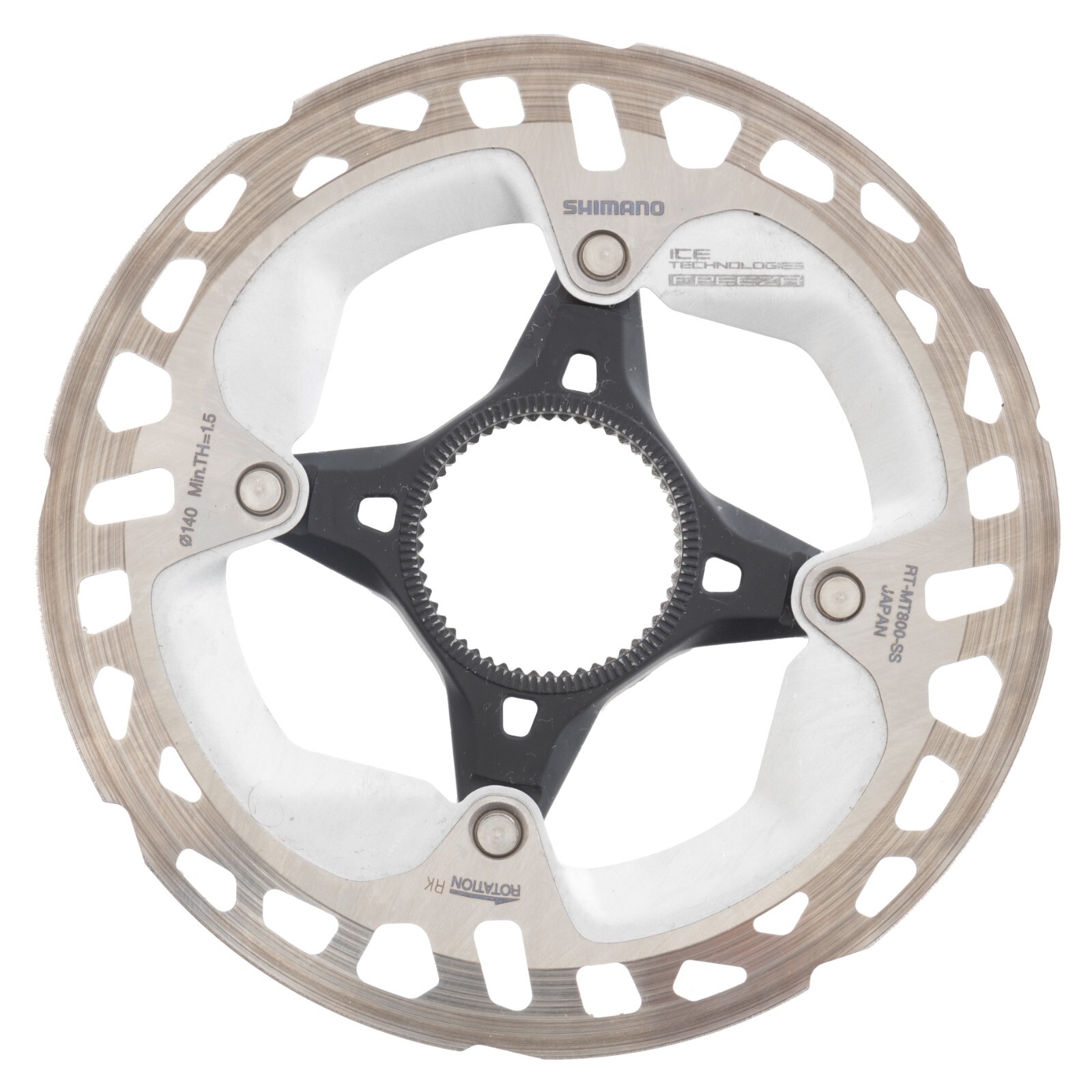Shimano Deore XT RT-MT800-SS Mountain Bike Disc Brake Rotor 140mm CenterLock XC