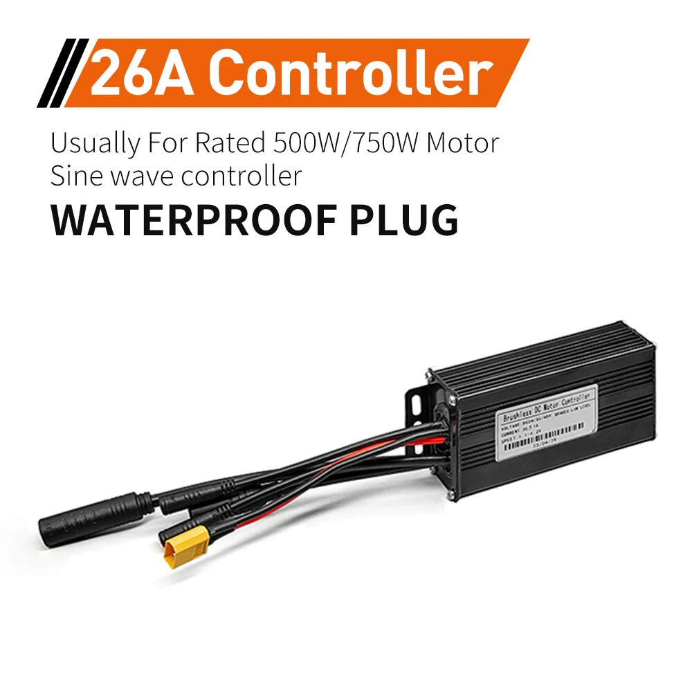 E-bike 36V/48V 17A 40A Three-Mode Sine Wave Controller with 866 LCD Display