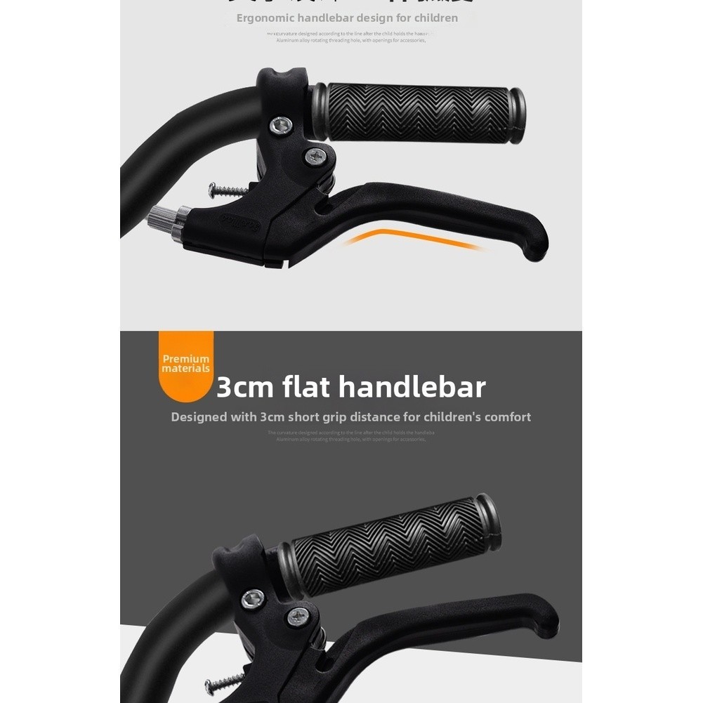 Childrens for Mountain Bike Brake Lever 4 Finger Short Reach 3cm PP Plastic