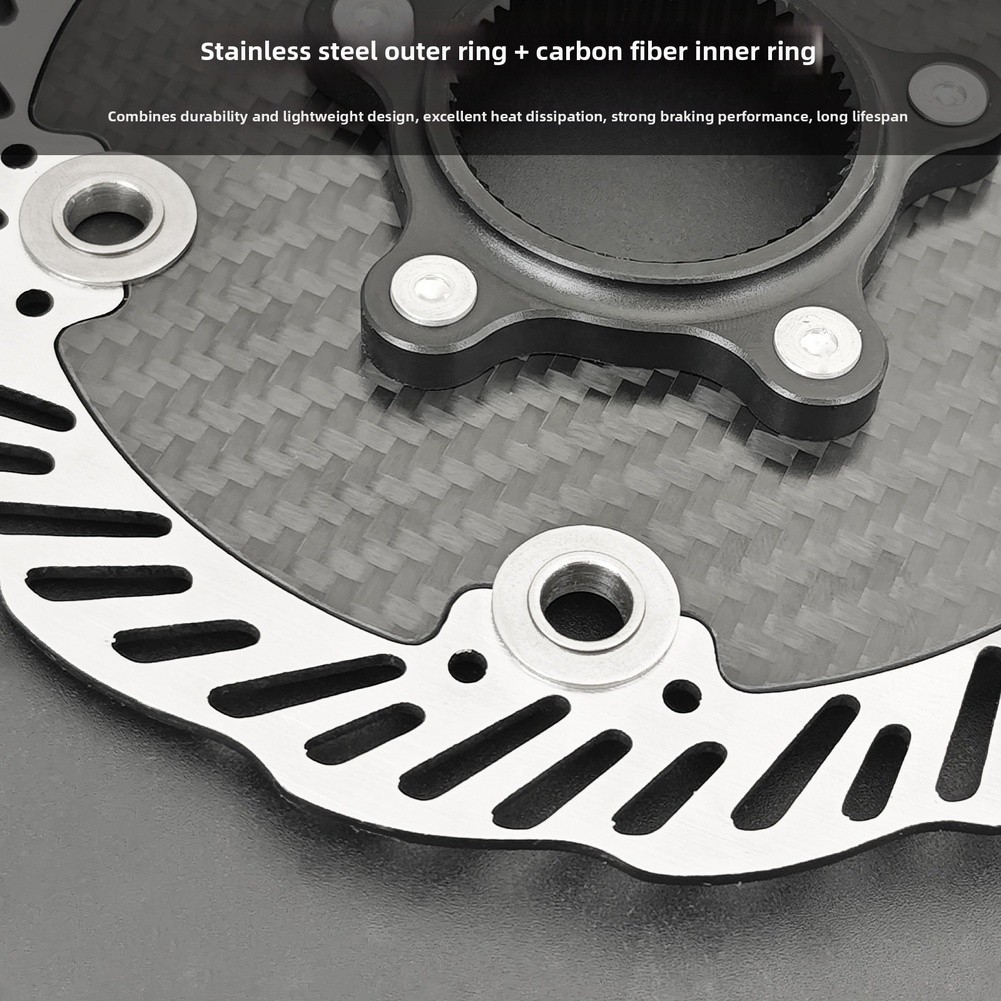 Carbon Fiber Disc Brake For ROTOR 140mm 160mm for Mountain Road Bike Use