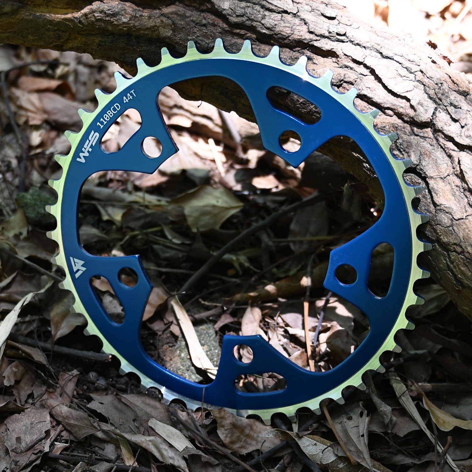 WFS Pulsar Chainring 44T 1/8" 110mm Old School BMX Single Speed Fixie ,Blue